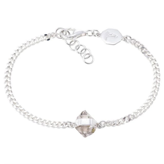 Bracelet | Diamond Quartz & Silver