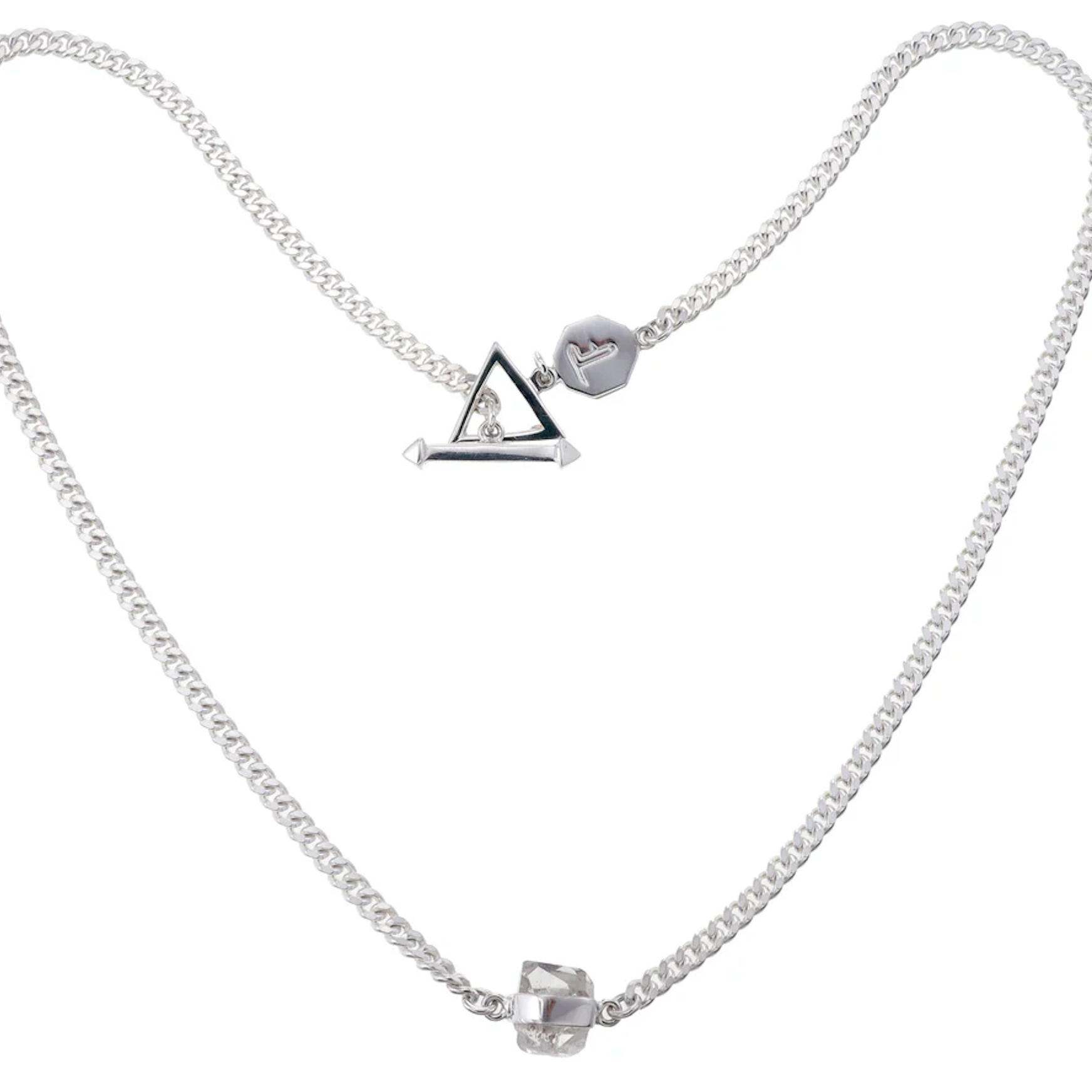 Necklace | Diamond Quartz & Silver