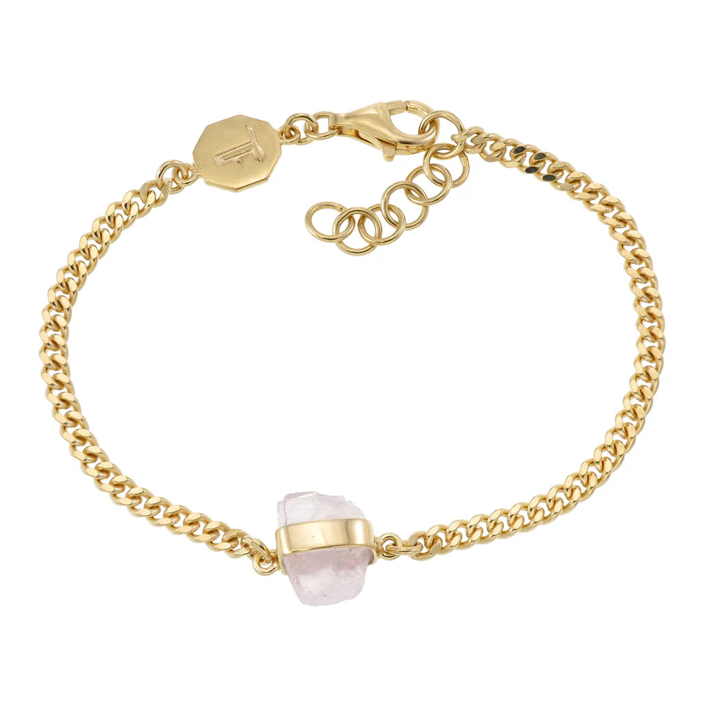 Bracelet | Rose Quartz & Gold