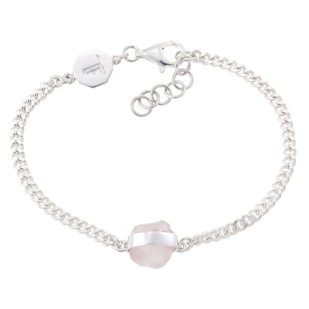 Bracelet | Rose Quartz & Silver