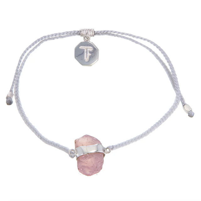 Bracelet | Rose Quartz & Grey